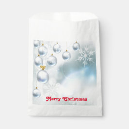 Weihnachtsschmuck und Schneeflocken Geschenktütchen