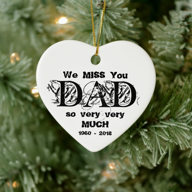 Weihnachtsschmuck Vater Liebe Erinnerung Personali (Baum)