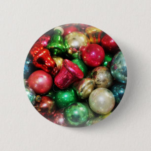 Weihnachtsschmuck Vintag Stillleben Button