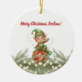 Weihnachtsschmuck vom Elf