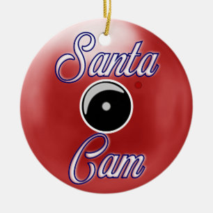Weihnachtsschmuck/Weihnachtskamera Red Keramikornament