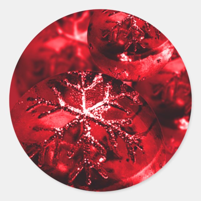 Weihnachtsschmuck Weihnachtskarten Aufkleber (Vorderseite)