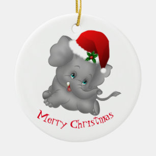 Weihnachtsschmuck-Weihnachtsmann Keramik Ornament
