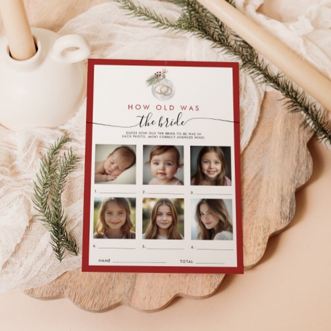 Weihnachtsschmuck wie alt war die Brautkarte Einladung (Von Creator hochgeladen)