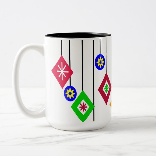 Weihnachtsschmuck Zweifarbige Tasse (Links)
