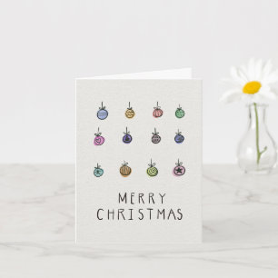 Weihnachtsschmuckkarte mit Laune Karte