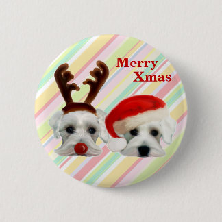 WeihnachtsSchnauzers Button