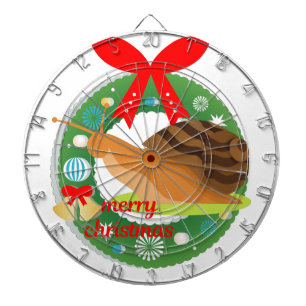 Weihnachtsschnecke Dartscheibe
