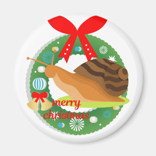 Weihnachtsschnecke Magnet