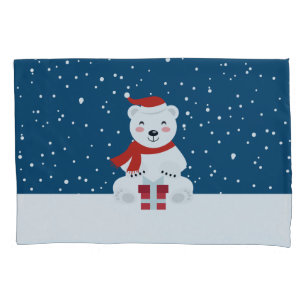 Weihnachtsschnee Kissenbezug