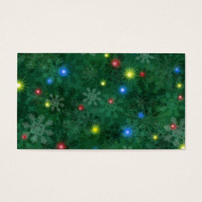 Weihnachtsschnee-Lichter (Vorderseite)