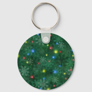 Weihnachtsschnee-Lichter Schlüsselanhänger