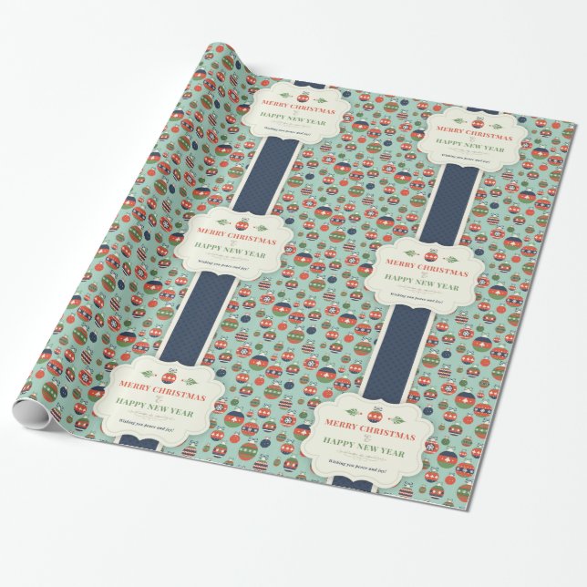 Weihnachtsschnee mit Glitzer Geschenkpapier (Ungerollt)