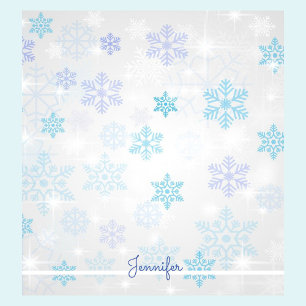 Weihnachtsschnee Name Kleine Geschenk Notepad Notizblock