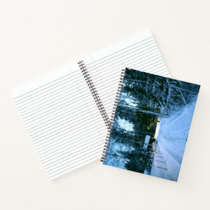 Weihnachtsschnee Notizbuch