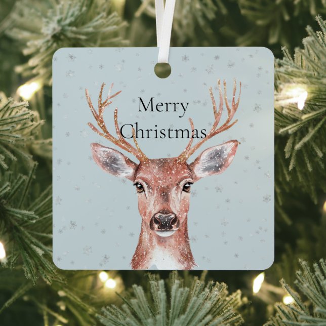 Weihnachtsschnee Ornament Aus Metall (InSitu)