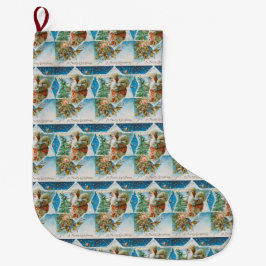 Weihnachtsschnee Santa Großer Weihnachtsstrumpf