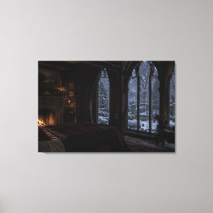 Weihnachtsschnee Schlafzimmer Wrapped Canvas Leinwanddruck