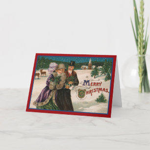 Weihnachtsschnee Vintage Weihnachten am Heiligen A