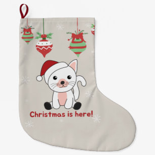 Weihnachtsschnee Wintertiere Katzen Große Chris Großer Weihnachtsstrumpf