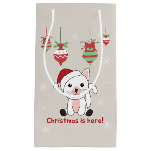 Weihnachtsschnee Wintertiere Katzen Kleines Gesche Kleine Geschenktüte