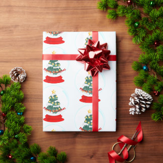 Weihnachtsschneeballpapier Geschenkpapier