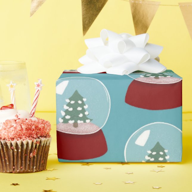 Weihnachtsschneedecke Geschenkpapier (Geburtstagsparty)