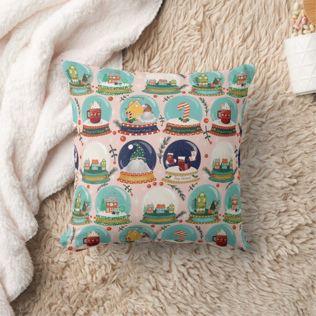 Weihnachtsschneedecke//Gnome//Lebkuchenhaus// Kissen (Decke)