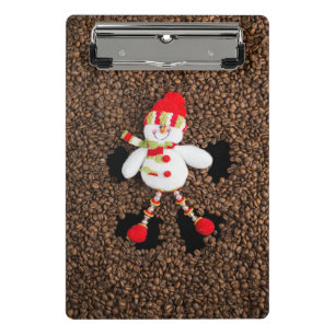 Weihnachtsschneedekoration Mini Klemmbrett