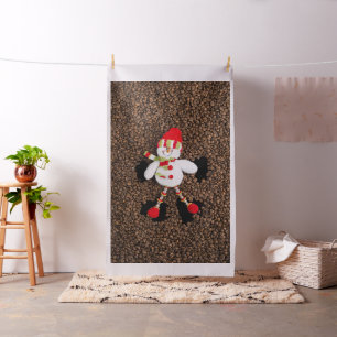 Weihnachtsschneedekoration Stoff