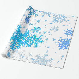 Weihnachtsschneefall Geschenkpapier