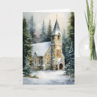 Weihnachtsschneefall in der Kapelle Weihnachten