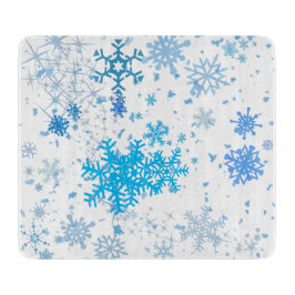 Weihnachtsschneefall Schneidebrett