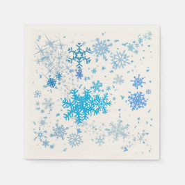 Weihnachtsschneefall Serviette
