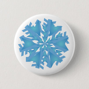 Weihnachtsschneeflocke Button