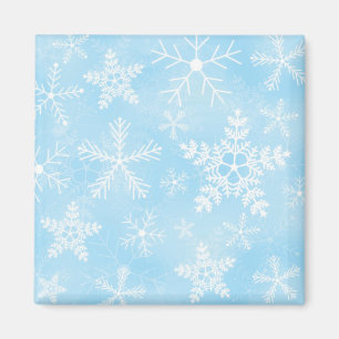 Weihnachtsschneeflocke-Muster Magnet