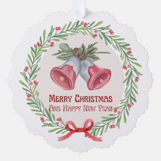 Weihnachtsschneeflocke, Papierschmuck Ornament Karte