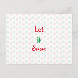 Weihnachtsschneeflocke Postkarte
