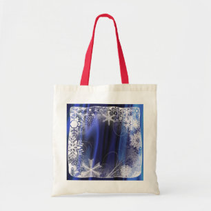 Weihnachtsschneeflocke-Tasche Tragetasche