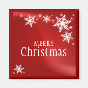 Weihnachtsschneeflockemagnet Magnet