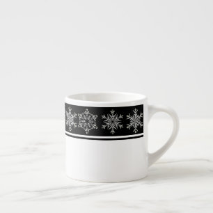 Weihnachtsschneeflocken Espresso Tasse