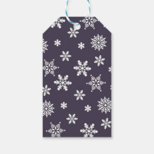 Weihnachtsschneeflocken Geschenkanhänger