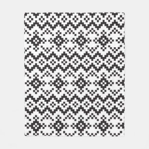 Weihnachtsschneeflocken Messe Isle Seamless Patter Fleecedecke