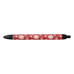 Weihnachtsschneeflocken Nahtloses Muster Pen Kugelschreiber