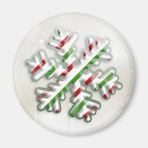 Weihnachtsschneeflockenmagnet Magnet