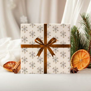 Weihnachtsschneeflockenpapier Geschenkwrap Geschenkpapier