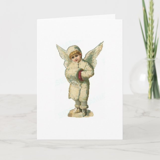 Weihnachtsschneegel Feiertagskarte (Vorderseite)