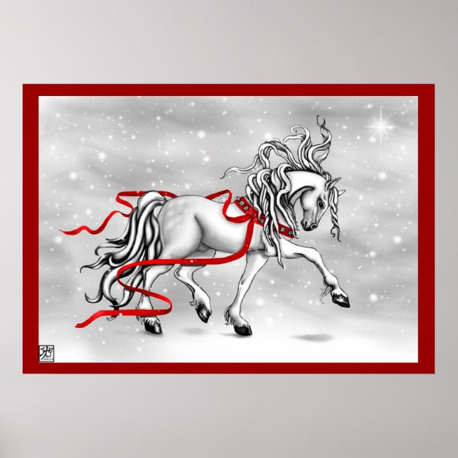 Weihnachtsschneeglocken Poster (Vorne)