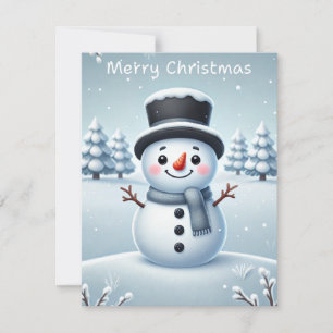 Weihnachtsschneekarte Feiertagskarte
