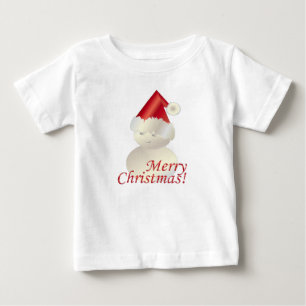Weihnachtsschneemann Baby T-shirt
